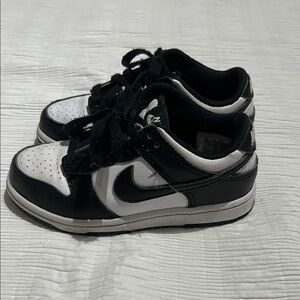Kids Black and White Nike Pandas